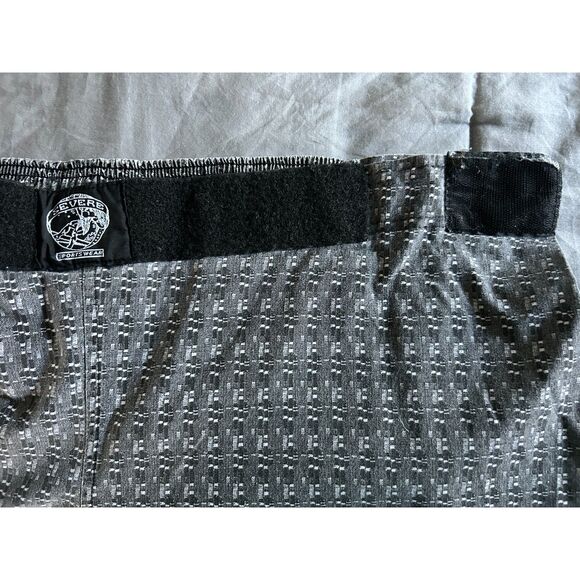 Vintage Severe Sportswear Velcro adjustable pants gray/black/gray/white size L - Picture 6 of 8